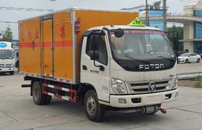 4.1米福田奧鈴易燃液體廂式運(yùn)輸車（4.2噸）